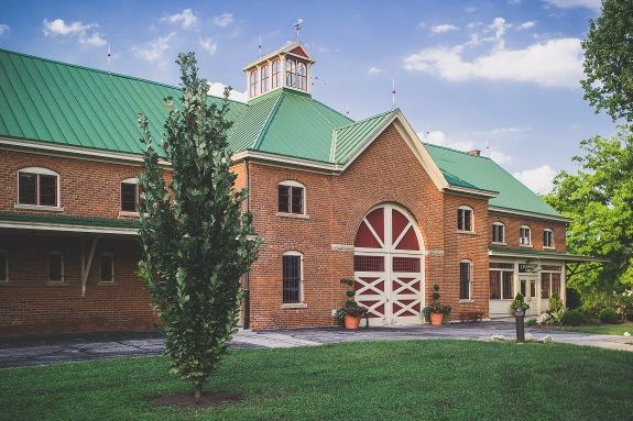 Exterior of the barn