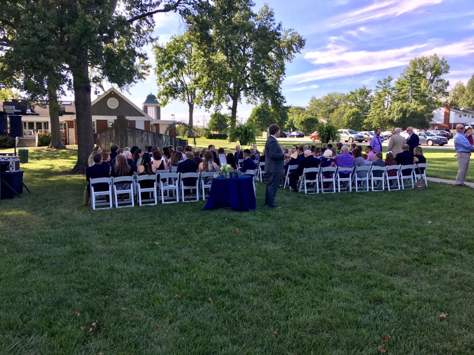 outdoor wedding grove event center